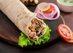 Malai Kebab Wrap